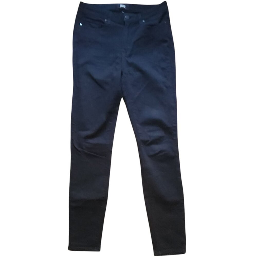 PAIGE Hoxton Ultra Skinny Jeans Women's Size 29 Black Wash Denim $229 - Picture 2 of 8